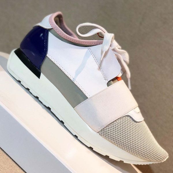 

2019 womens design sports shoes lightweight sneakers leather comfortable casual party dress fashion shoes with original box ql0, Black