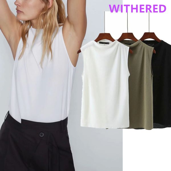 

women's t-shirt withered england office lady simple solid knitted summer t shirt women harajuku tshirt camisetas verano mujer 2021 slee, White