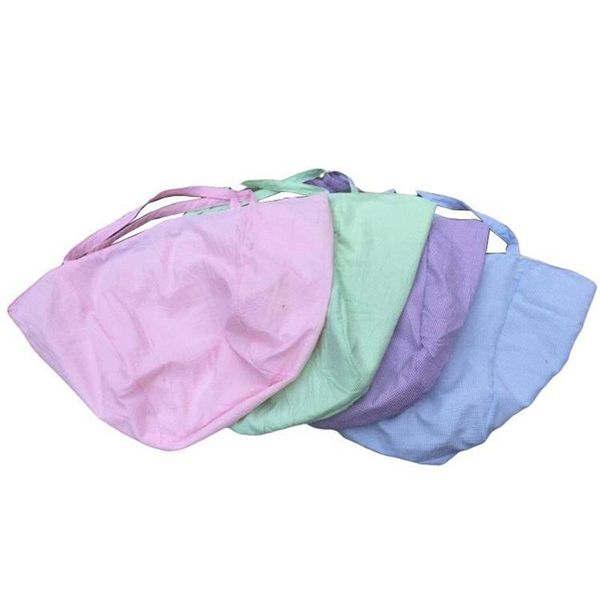 

sandy beach hobo bag stripe seersucker big shoulder bags women round handbag polyester fiber blue green 26 6fg c1