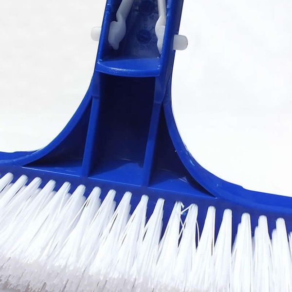 

18inch swimming pool spa algae plastic brush head heavy duty broom cleaner curved tools accessories cleaning equipment