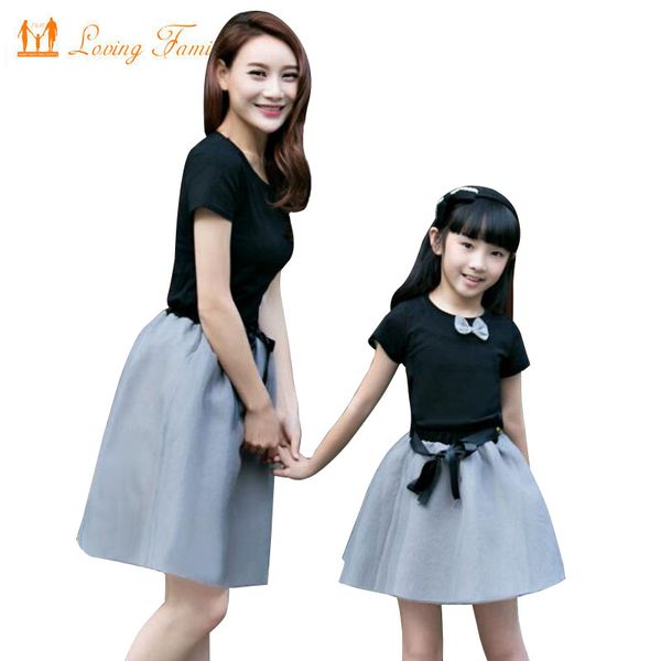 

mother daughter dresses family look summer fashion mom and daughter dress family matching outfits girl and women dresses vestido, Blue