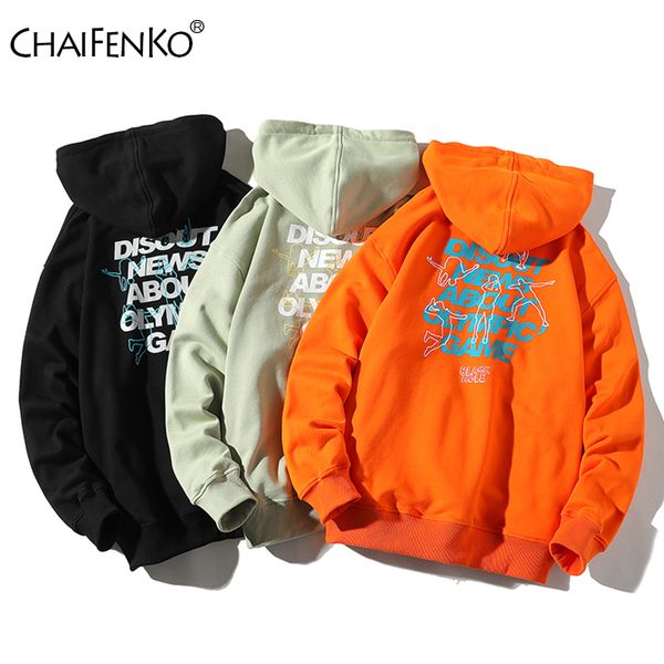 

chaifenko fashion brand men hoodies 2020 spring autumn casual camouflage hoodies sweatshirts men hip hop sweatshirt, Black