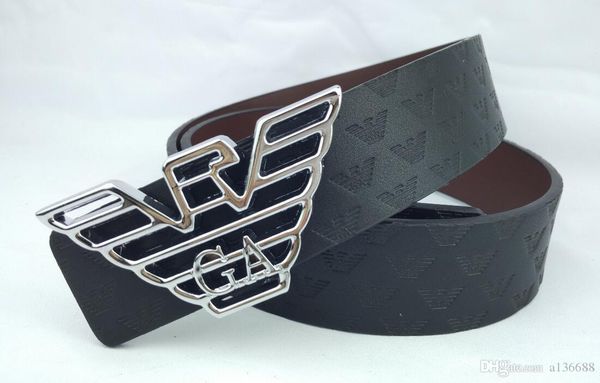 

лучшие мужские пояса женские высокое качество натуральная кожа черный и белый цвет дизайнер коровьей ремень для мужчин роскошные пояса беспл, Black;brown