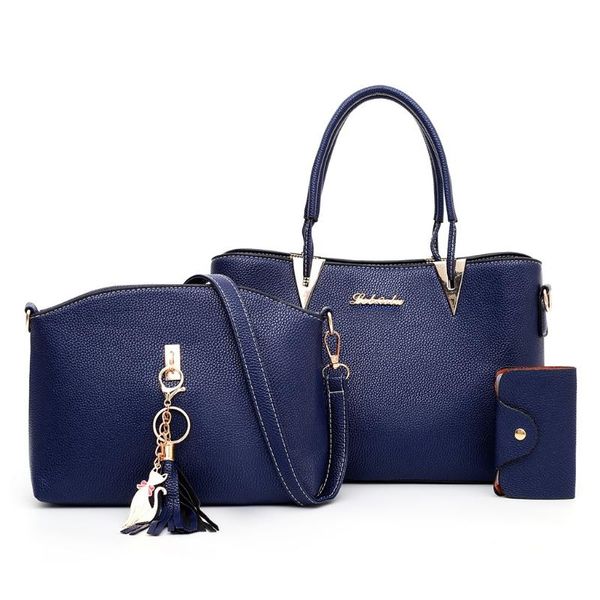 

3 шт женской crossbody сумка кошелек бахрома кожа сумка torebki damskie больших сумки вместимость дама рука болс feminina