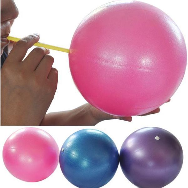 

25cm sports yoga balls bola pilates fitness gym balance fitball exercise pilates workout massage ball indoor training yoga ball quxpo