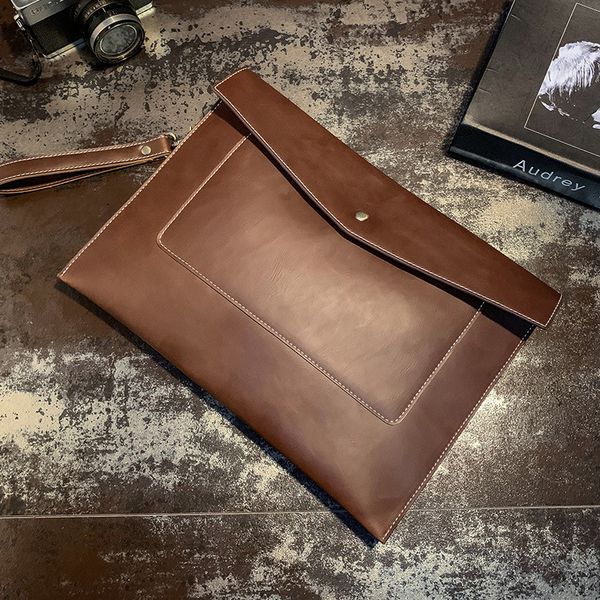 

the new crazy horse leather men's bag retro leather tide hand bag leisure package