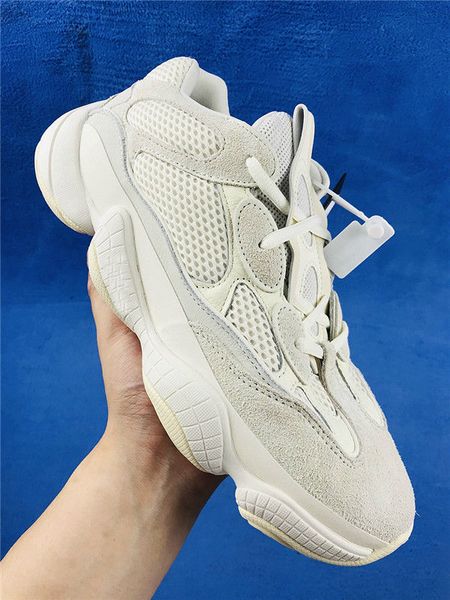 

2019 new release 500 bone white utility black vanta reflective kanye west men women running shoes sports sneakers