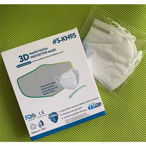 

10pcs kn95 face masks mouth cover n95 mask for dust and pollution protective