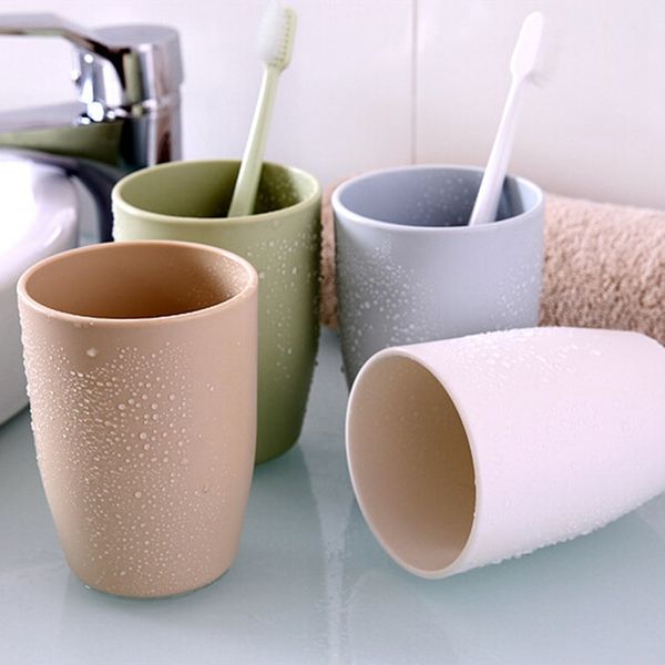 

eco-friendly thick circular cups toothbrush holder cup pp rinsing tooth mug cup jan88 tea cups