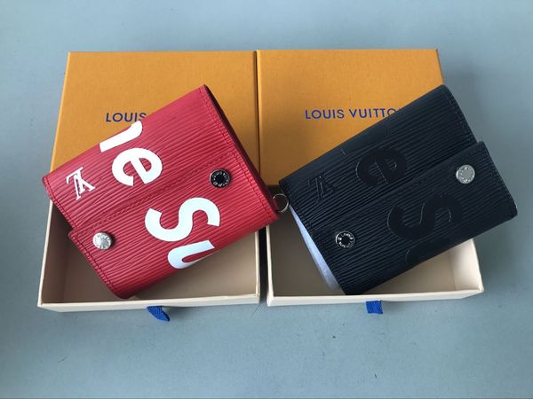 

designer mens wallet famous men luxury wallets special canvas multiple short small bifold wallet with box france paris plaid style m60895