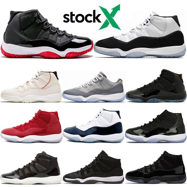 

air&nbspretro&nbspjordan basketball shoes for men women 11 11s stock x bred high gym red prom night cool grey navy gum sports trainers
