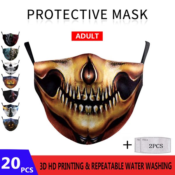 

stylish 3d reusable face mask black washable mask pm2.5 filter masks dustproof windproof mouth-muffle polyester mouth mask