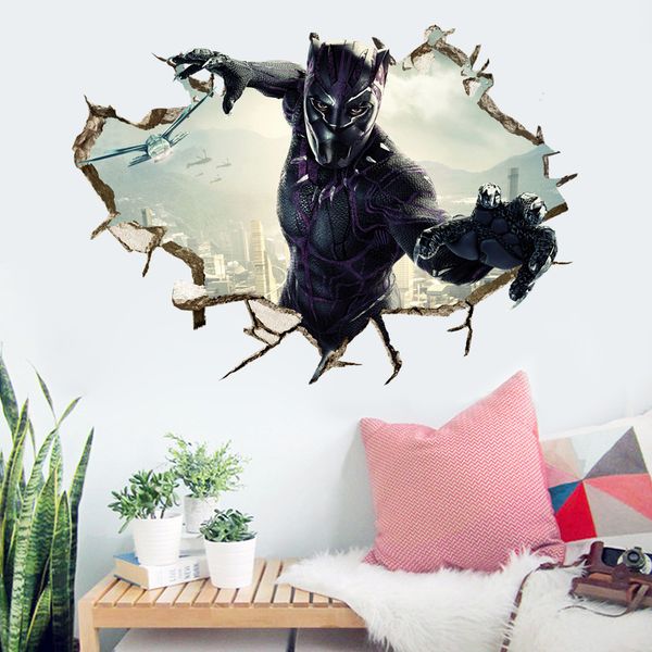 

50*70cm 3d wallpaper eavengers wall posters for children bedroom decorations stereo home decor wall stickers pictures wallpaper art sticker