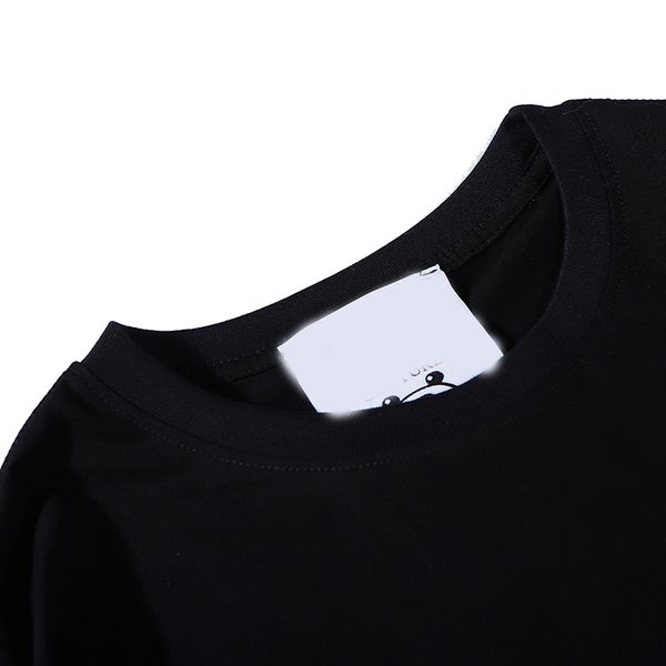 

fashion brand t shirts for men women summer breathable loose shorts sleeves letters embroidery printed luxury t shirt 1ww, White;black