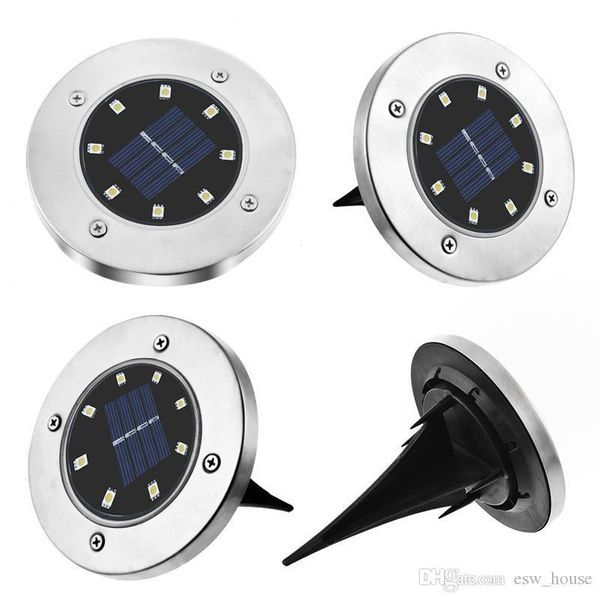 

solar powered ground light 4 led buried lawn lights outdoor ground lights garden decorative lights sensor control induction light