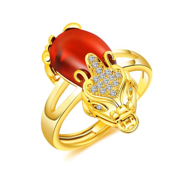 

luxury premium simulation gold ring opening adjustable luxury designer jewelry women's wedding party ring 3-kj078, Silver