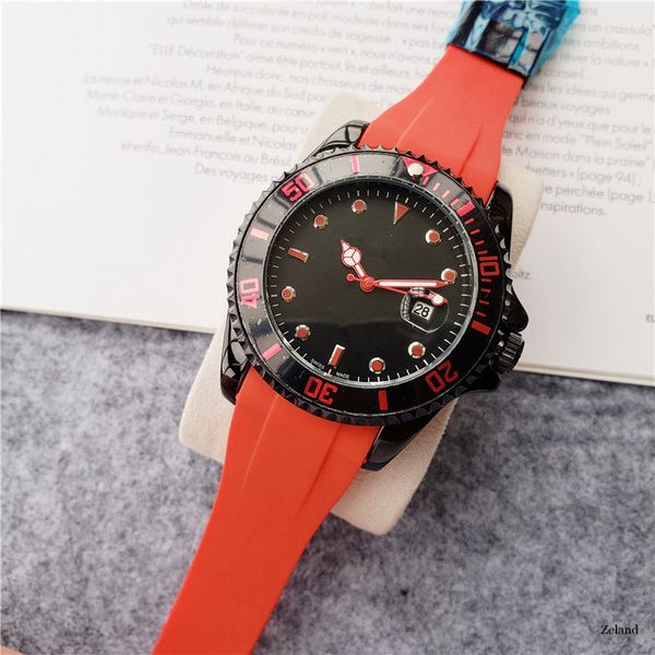 

мужские часы роскошное платье дизайнерская мода черный циферблат календарь золотой браслет складная застежка мужской 2020 подарки пары, Slivery;brown