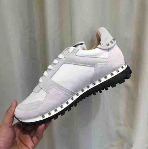 

original box] camo suede studded camouflage rock runner sneaker shoes for women,men stud casual r sale eu36-46, Black