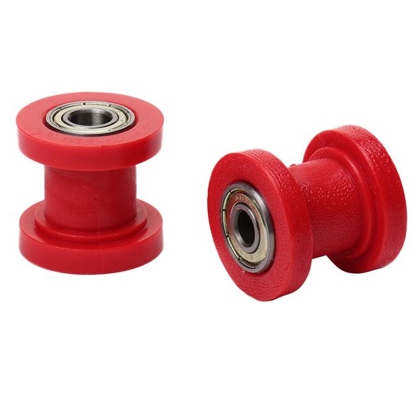 

8/10mm drive chain roller pulley wheel slider tensioner wheel guide for enduro motorcycle motocross pit dirt bike atv crf cr xr