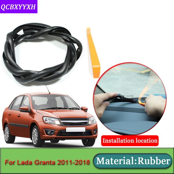 

car-styling for lada granta 2011-2018 anti-noise soundproof dustproof car dashboard windshield sealing strips auto accessories