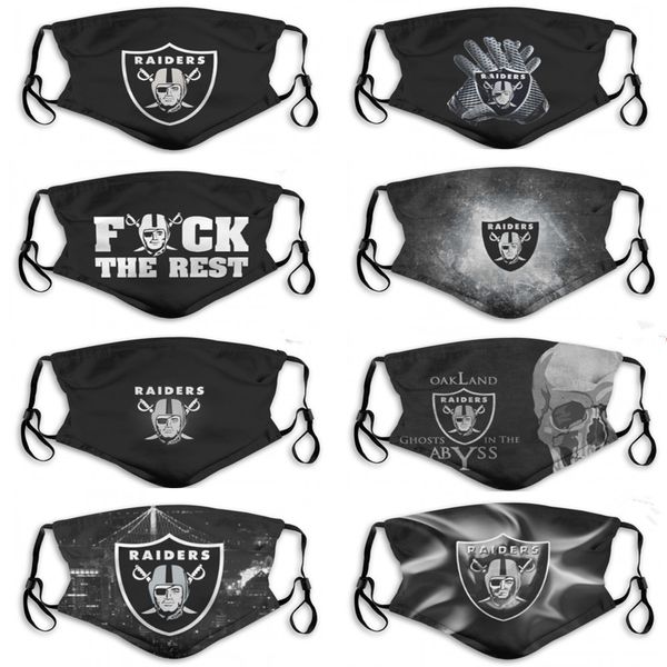 

DHL New Designer Waterproof Face Mask OAKLAND City Las Vegas Raiders Masks Men's Women's Multi-function Anti Dust Mask More 3000+ Styles