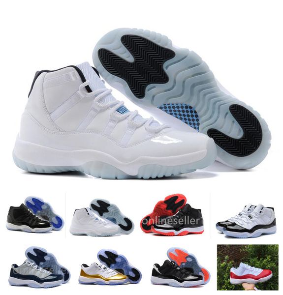 

2020 bred concord legend blue space jam 11s basketball shoes designer new varsity red black white infrared 11 women men sneakers shoes