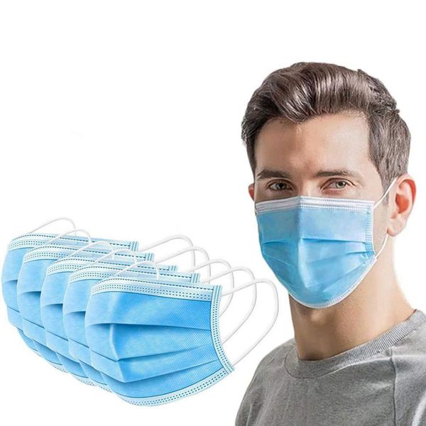 

disposable 3 ply protective face masks anti pollution dust face mask earloop sanitary masks with fast delivery disposable mask