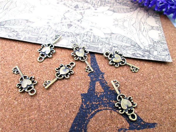 

180pcs 10mm antique bronze little stars charms pendants, Bronze;silver