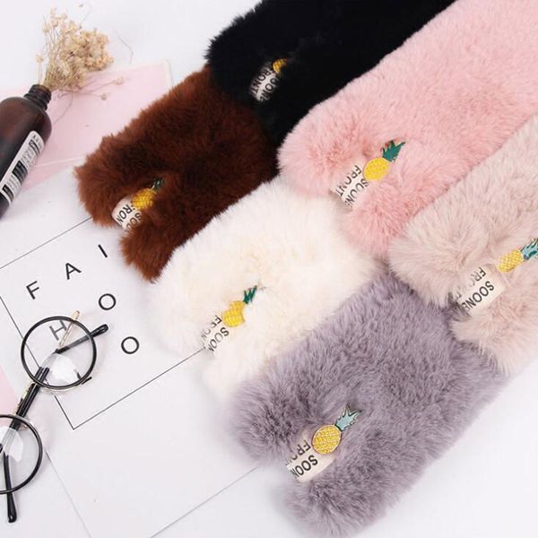 

осень и зима толстый шарф корейской версии имитация меха воротник ins девушка сердце мода дикий сплошной цвет шарф yhp08