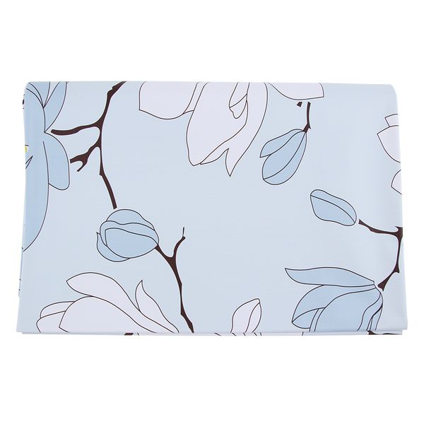 

pvc rectangle tablecloth - table cover for dining tables, office desk, restaurant - great for camping, buffet, parties, home decor and so on