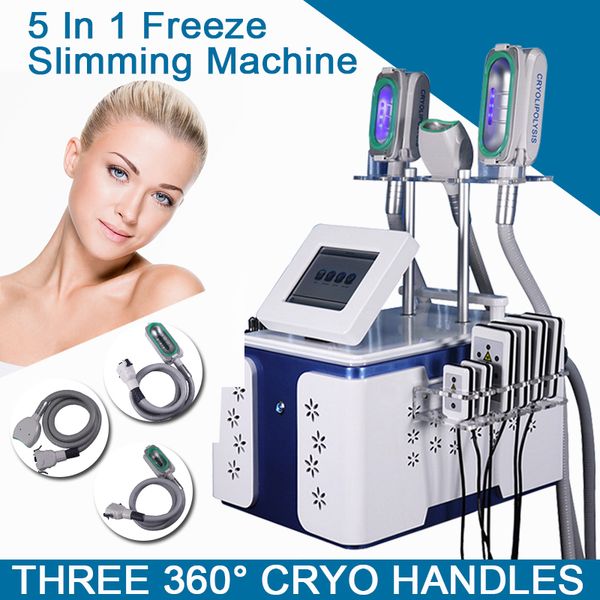 

new arrival cryo slim fat ing body slimming machine cavitation rf skin rejuvenation cool criolipolisis fat removal