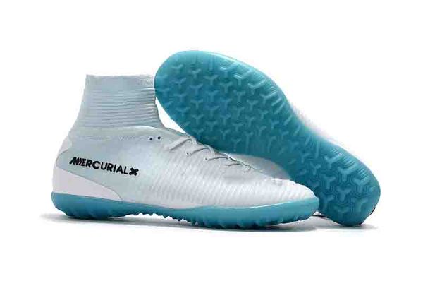 

mercurialx proximo ii df mercurial cr7 superfly ic mens soccer cleats football soccer shoes futsal indoor soccer boots chuteiras futebol new, White;red