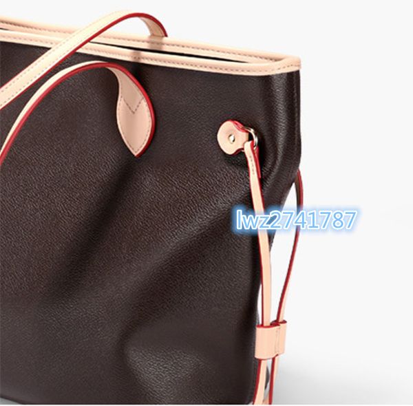 

quality number insidefashion dustbag bag genuine leather woman shoppingbag shoulder bag purse with clutch serial high with ba upgj, Red;black