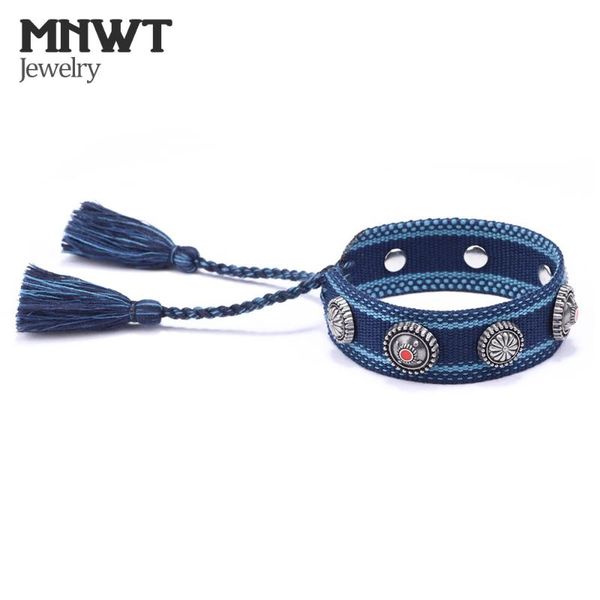 

mnwt bohemian thread bracelet multicolor string cord woven braided colorful tassel bracelet adjustable hand rope, Golden;silver