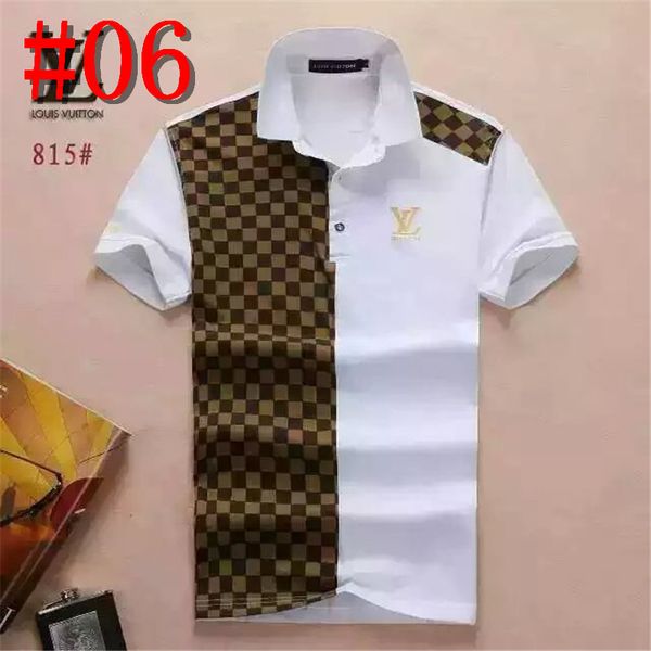 

Новое лето мужчины Марка вышивка Поло одежда твердые известный Camisa Masculina Мужские