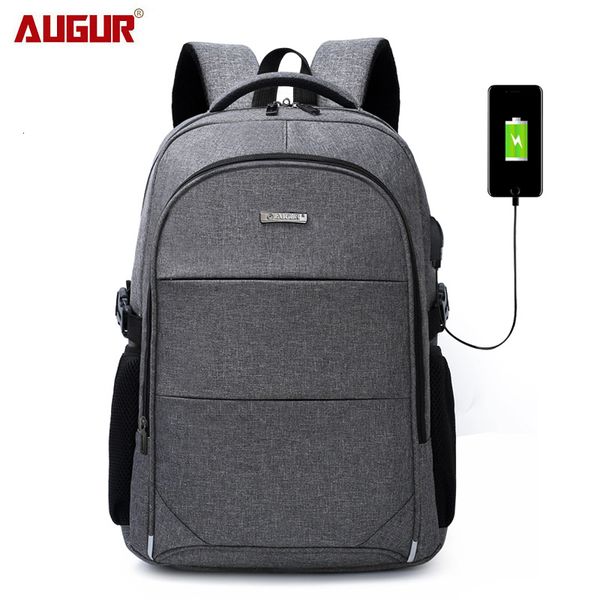 

15.6-17 inch lapbackpack for women men waterproof oxford usb port charging backpacks business men's school backpack bag cj191130