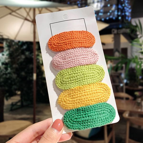 

чистый красный сплошной цвет шерстяной личности боковой клип корейский простой фрагментированный челка чак женщины, Slivery;white