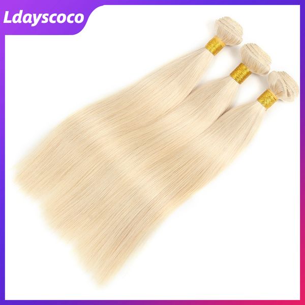 

613 волосы ткать пучки человеческих волос gagaqueen бразильского виргинские пучки волосков с закрытие 9а 10-30 дюймов навальные волосы 30 дю, Black