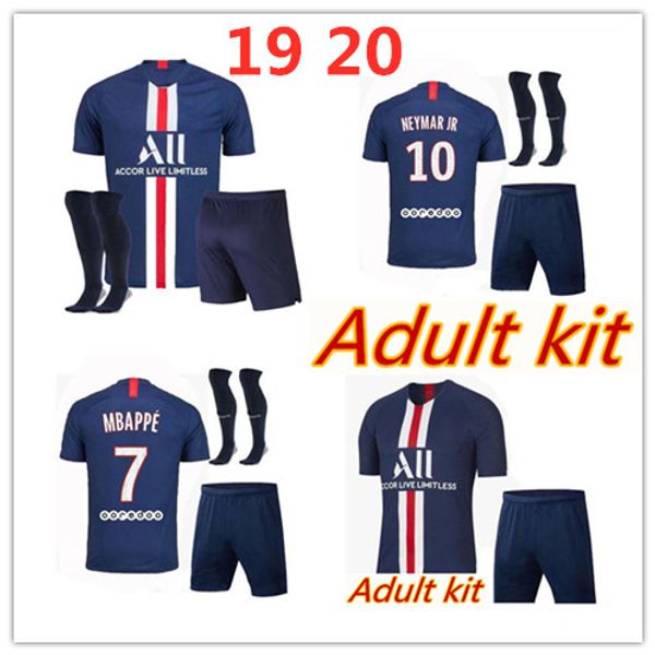 

19 20 p g men kit occer jer ey maillot de foot 2019 2020 pari home kit mbappe cavani cami eta de fÃºtbol aint germain football hirt