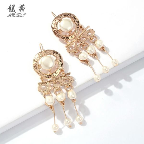 

fashion- tassels dangle earrings for women western holiday style chandelier earring luxury gold wedding engagement jewelry ing, Silver