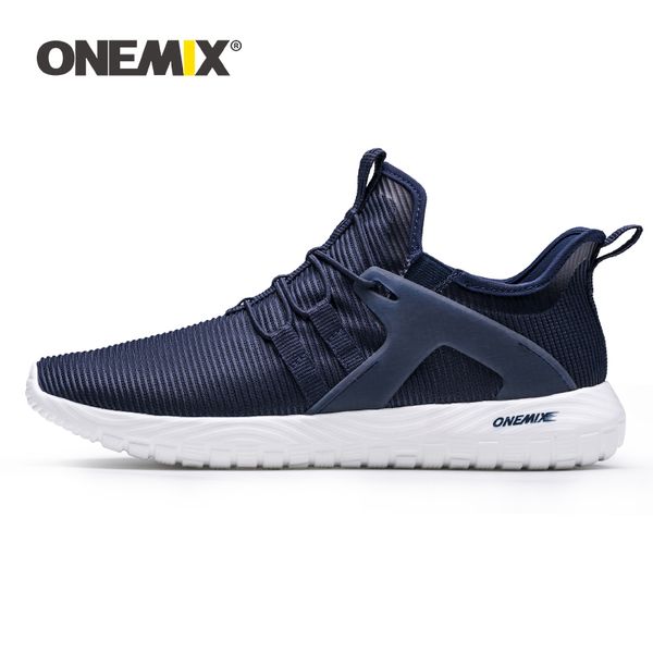 

onemix2019 new men casual loafer shoes lightweight breathable knitted mesh male running shoes outdoor training jogging sneakers