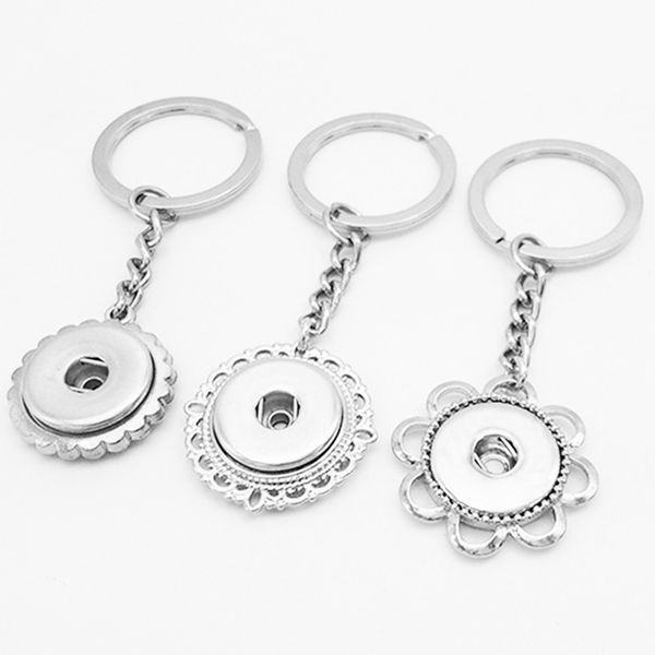 

new snap button jewelry Key ring keychain key chain (fit 18mm snaps)