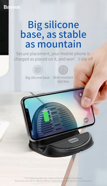 

baseus deskqi wireless charger 10w radiating fan wireless fast charging charger for iphone xs max xr samsung s9 s8 note 10 9