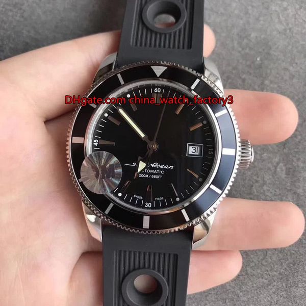 

3 style 46mm super ocean heritage 60 years of adventure and discovery asia eta 2824-2 movement automatic mens watch watches, Slivery;brown