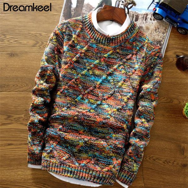 

2018new fashion mens christmas sweater casual slim fit male clothing long sleeve knitted pullovers winter thick sweater y, White;black