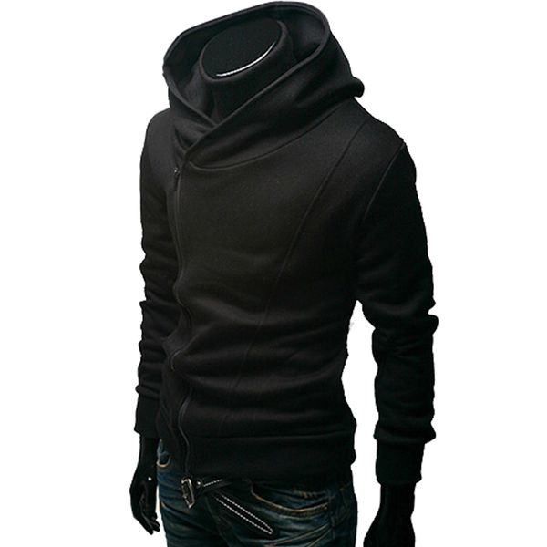 

brand 2018 hoodie pure color zipper cardigan hoodies men fashion tracksuit male sweatshirt hoody mens purpose tour hoodie, Black