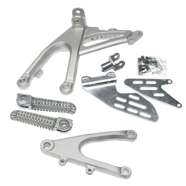 

front footpegs foot pegs footrest pedals bracket footrest for yamaha yzf r1 yzfr1 r 1 2007-2008 2007 2008 07-08 07 08 motorcyc