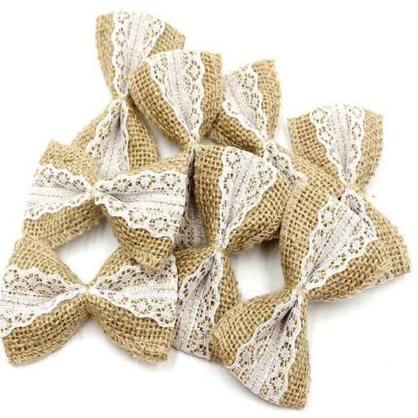 

exquisite simplicity style linen cloth butterfly knot polyester fiber webbing butterflies knots girls decorative jewelry new arrival 1yl l1