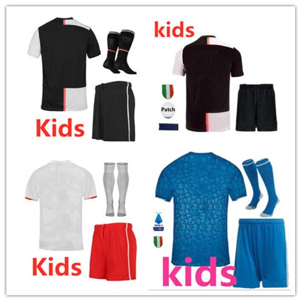 

19 20 kid kit occer jer ey 2019 2020 new bambino kit maillot de foot cu tom name and number child football hirt and hort