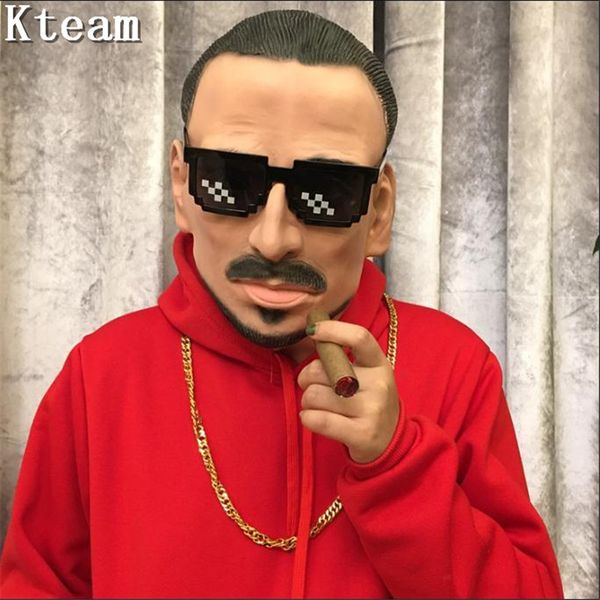 

new realistic latex old man mask male disguise halloween people fancy dress head horror mask crossdress make up mask